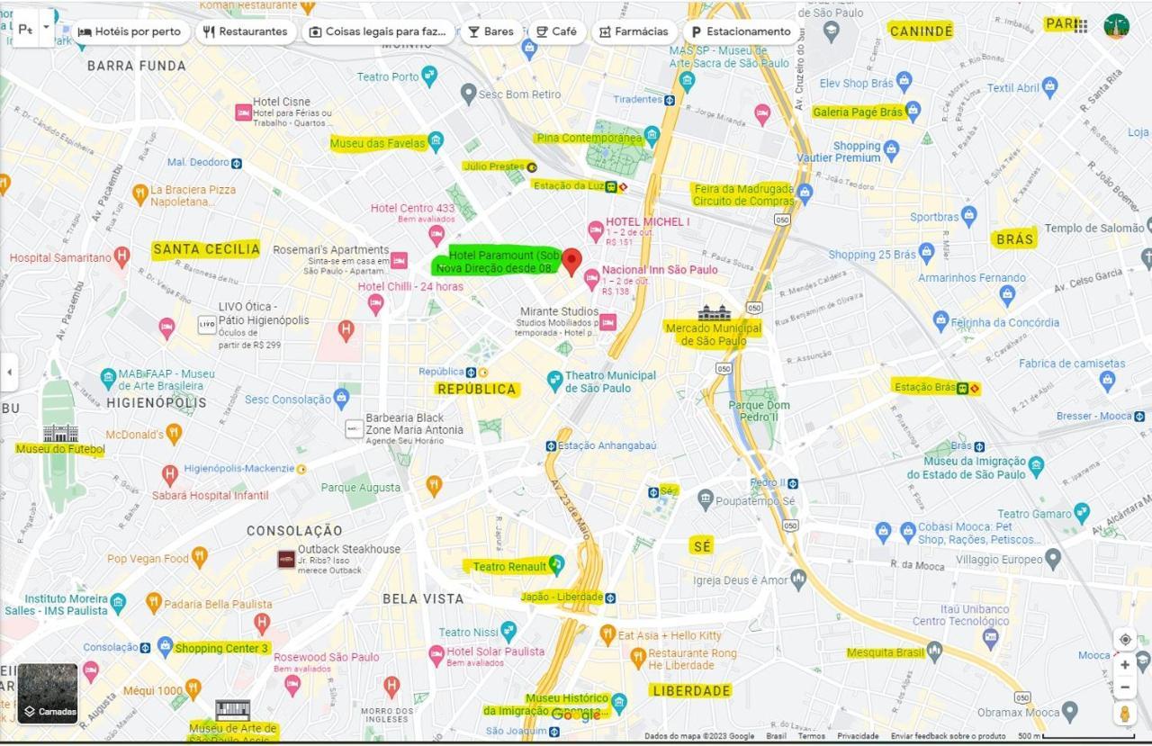 Hotel Paramount- Proximo A 25 De Marco Bras Bom Retiro E Expo Center Norte "Garanta Ja Sua Reserva" Сао Паоло Екстериор снимка